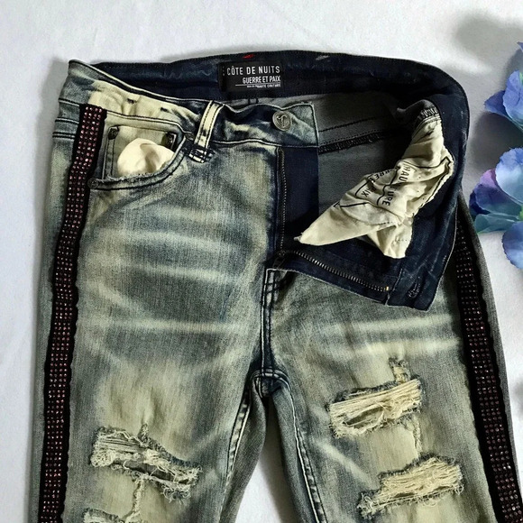 Cote De Nuits NWOT Ankle Skinny Jeans for Juniors/Women 7/28 - Picture 6 of 10